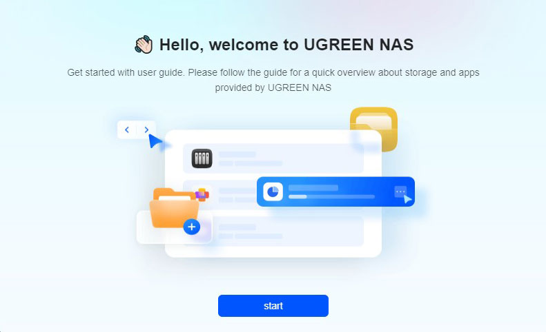 Ugreen NAS DH Welcome