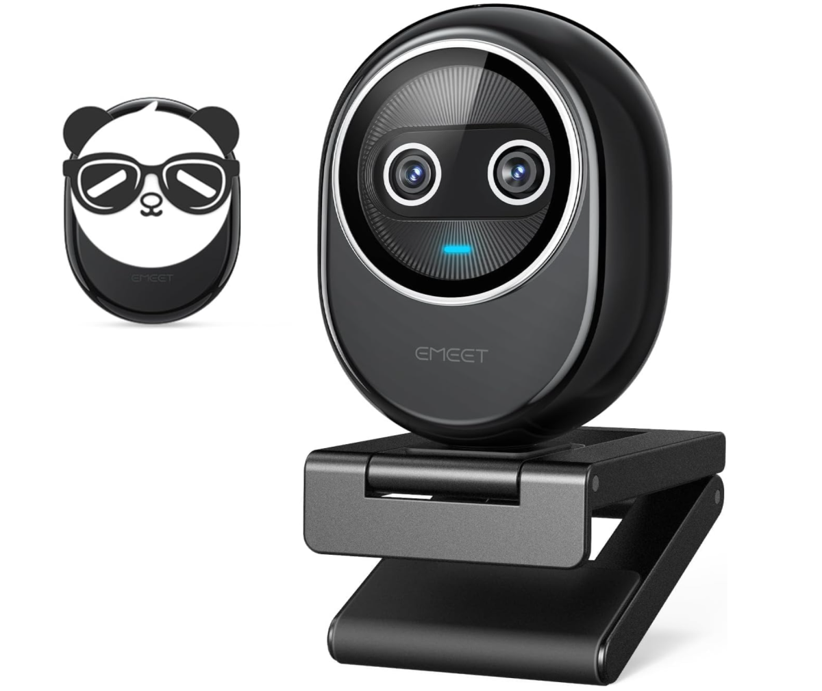 eMeet Piko+ 4K webcam laptop mount