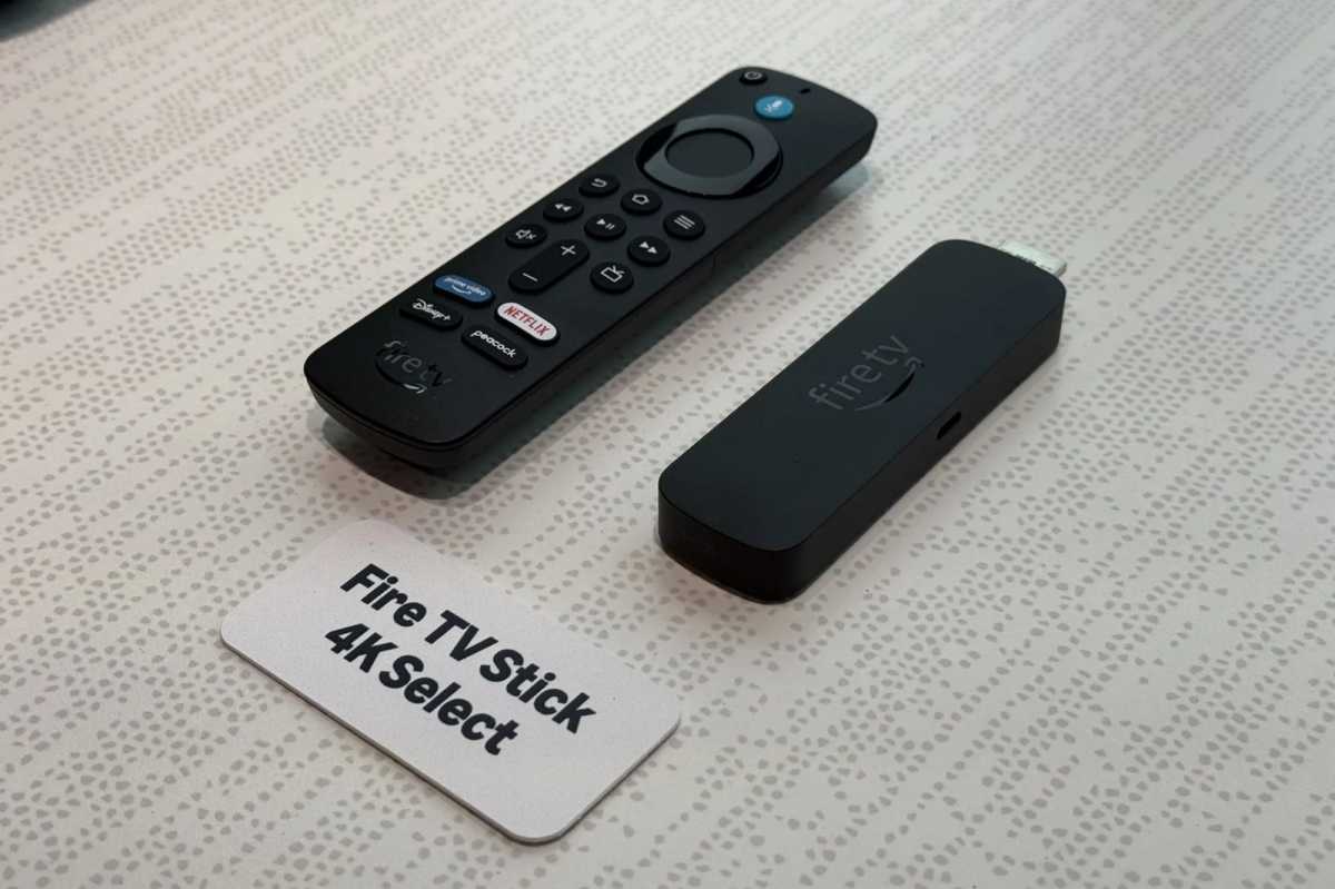 Fire TV Select dongle and remote