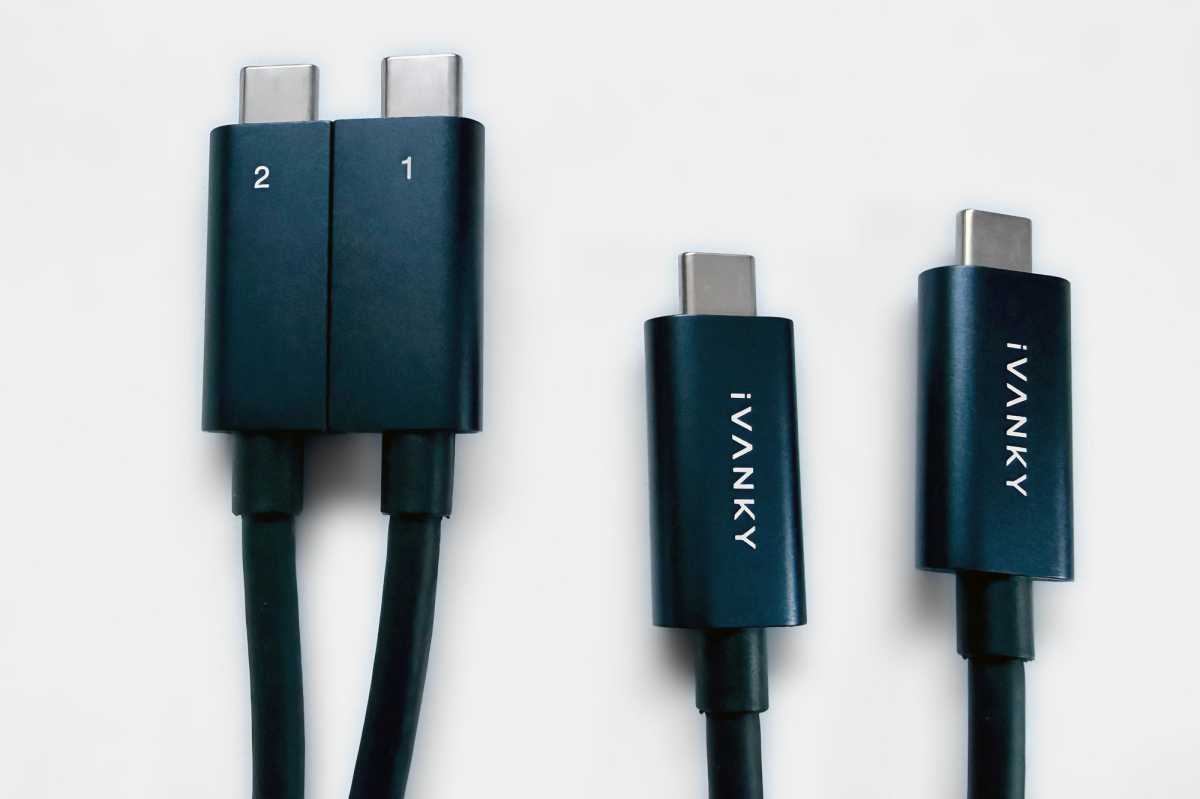 iVanky FusionDock Max 2 dual cables