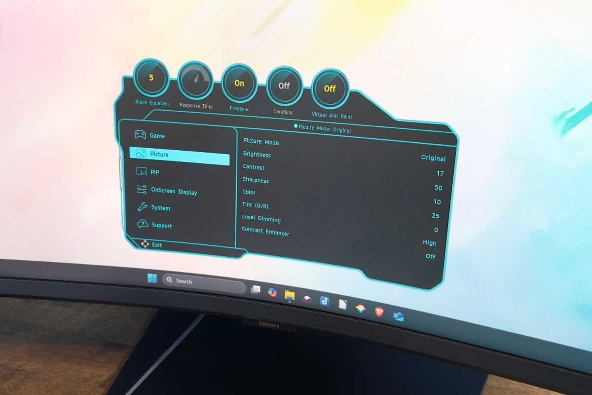 samsung odyssey g7 g75f 3