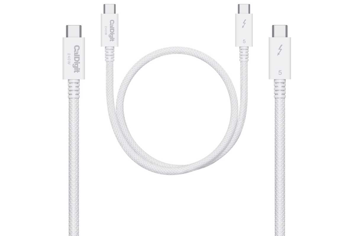 You can finally get a Thunderbolt 5 cable for your Mac in a color other than black