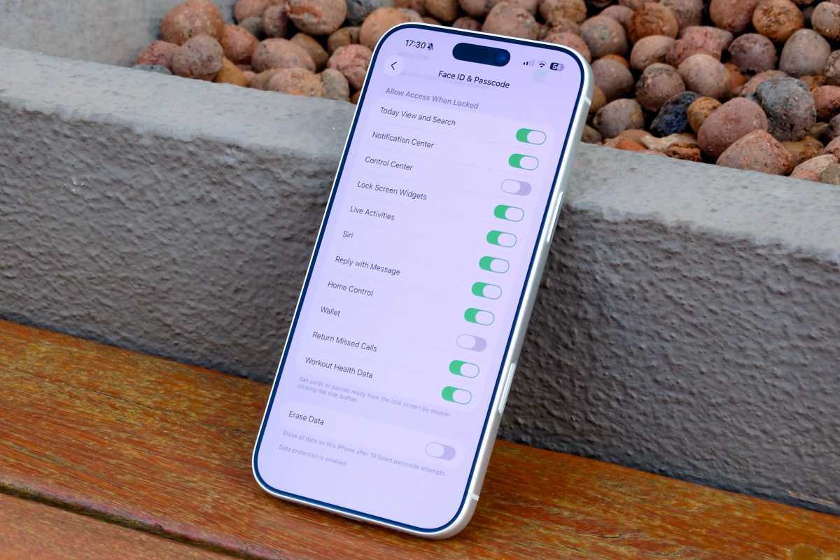 Configuración de identificación facial