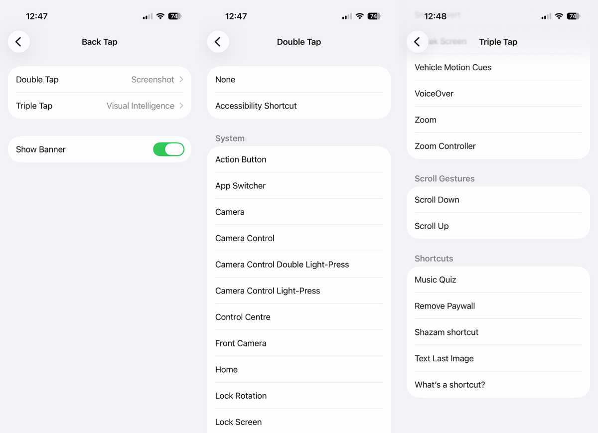 Hidden iPhone features: Back Tap