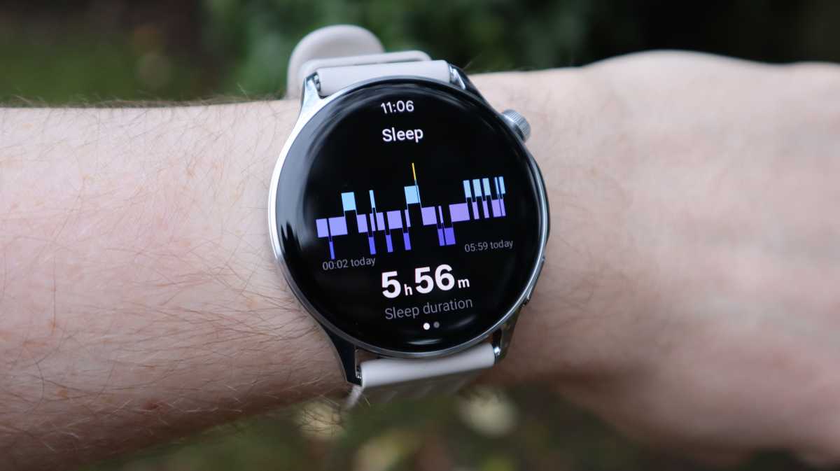 Sleep tracking on the OnePlus Watch Lite