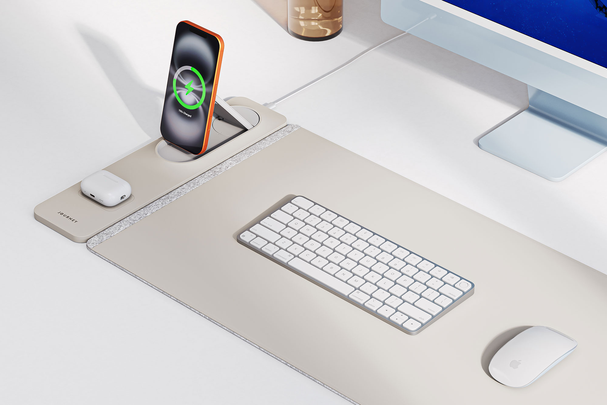 Journey ALTI Lift Wireless Charging Desk Mat