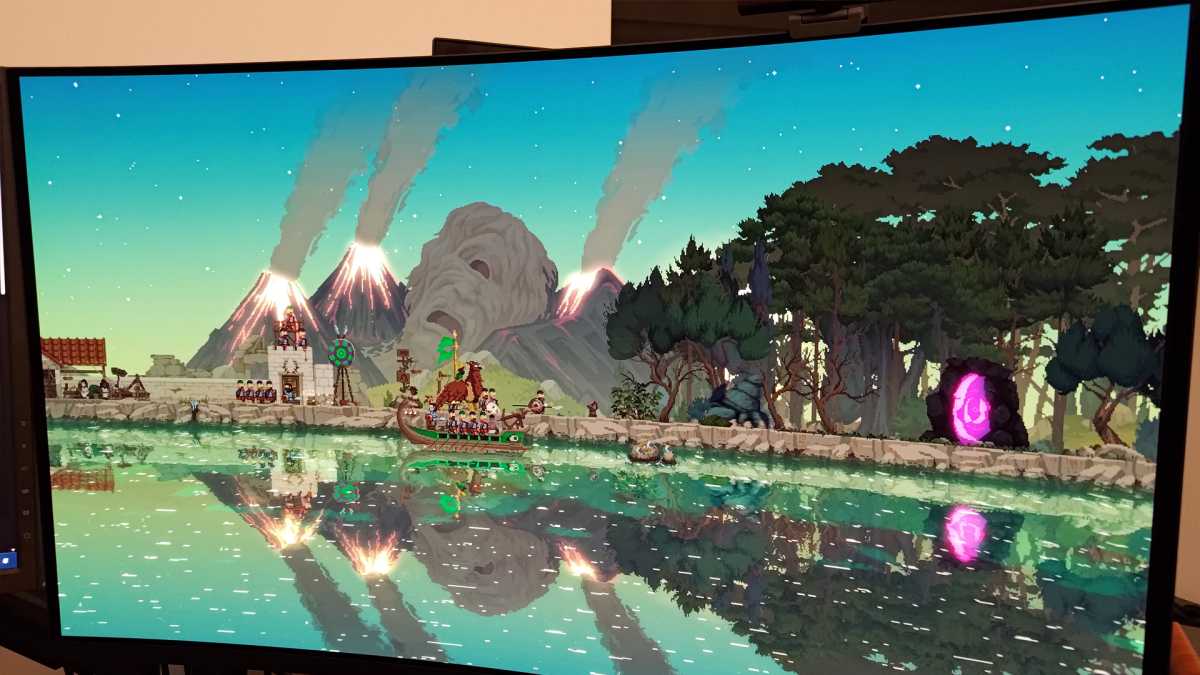 Kingdom on an OLED monitor