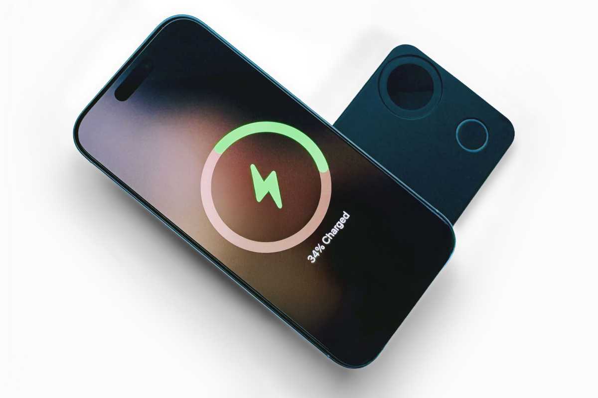 Kuxiu K1 Ultra Power Bank top iPhone