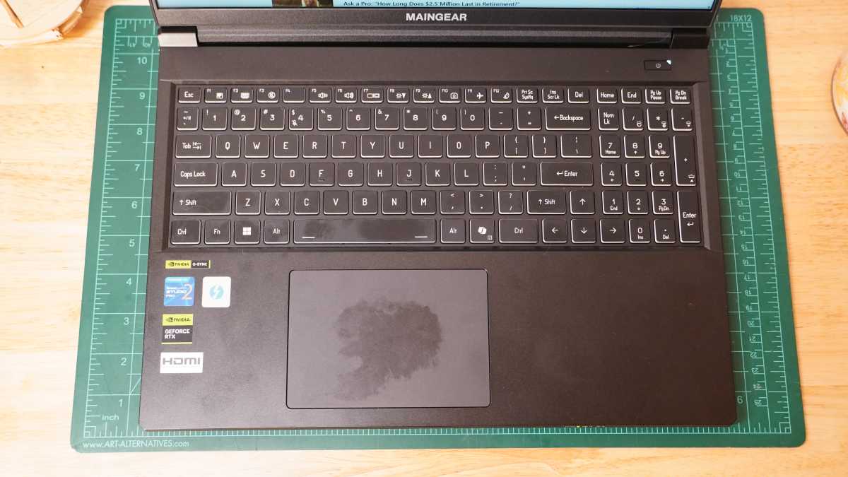 Maingear Super 16 keyboard