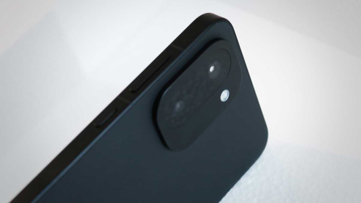 OnePlus 15R review camera angled