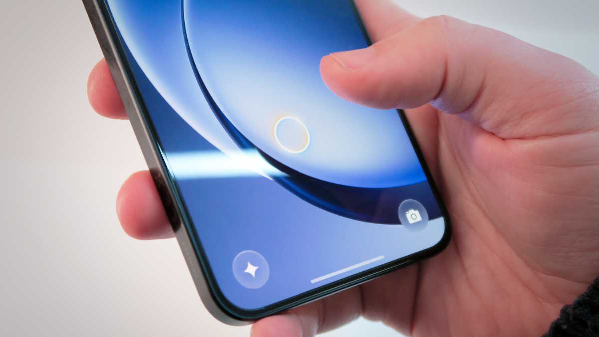 OnePlus 15R review fingerprint sensor