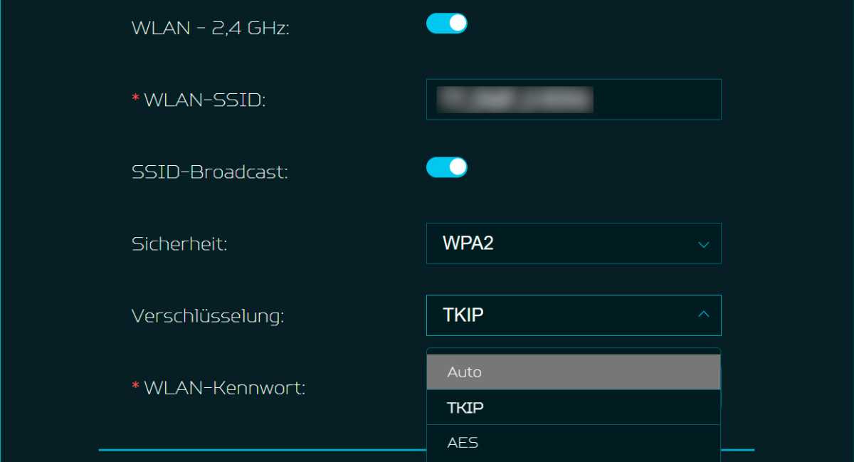 Router Verschlüsselungsverfahren