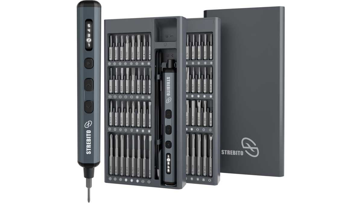Strebito mini electric screwdriver set