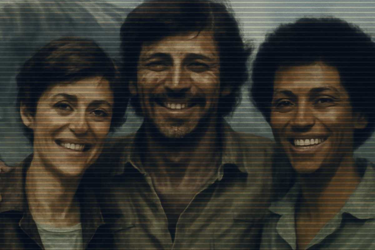 Stylized characters generated using AI with a stylish filter overlay