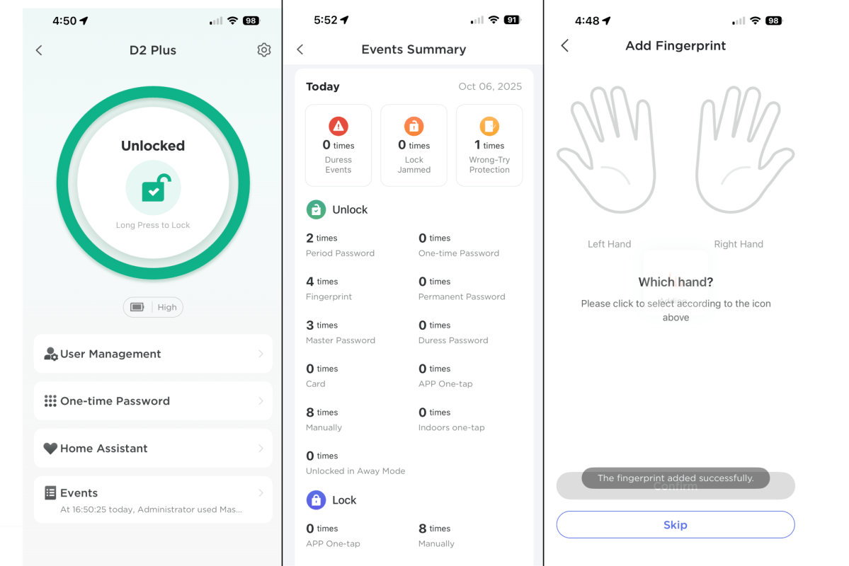 TCL Smart Home app screenshots