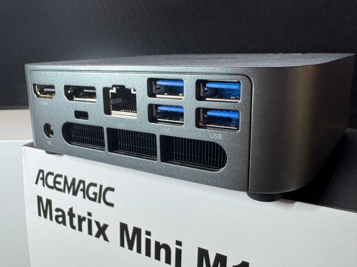 Test Acemagic M1 hinten