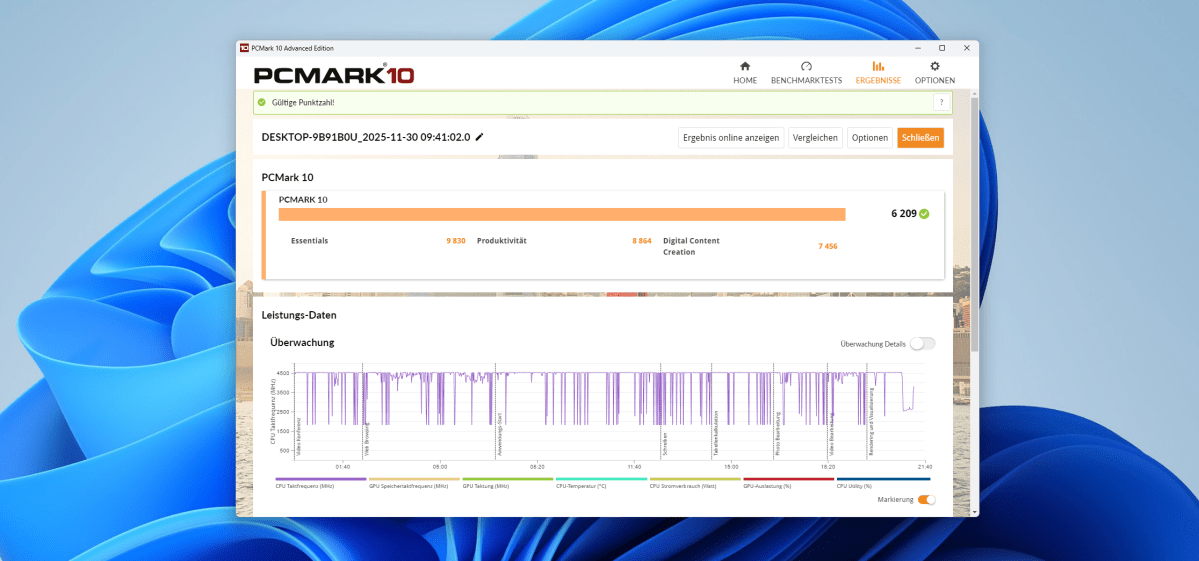Test Alliwava H90 Pro - PCMark10