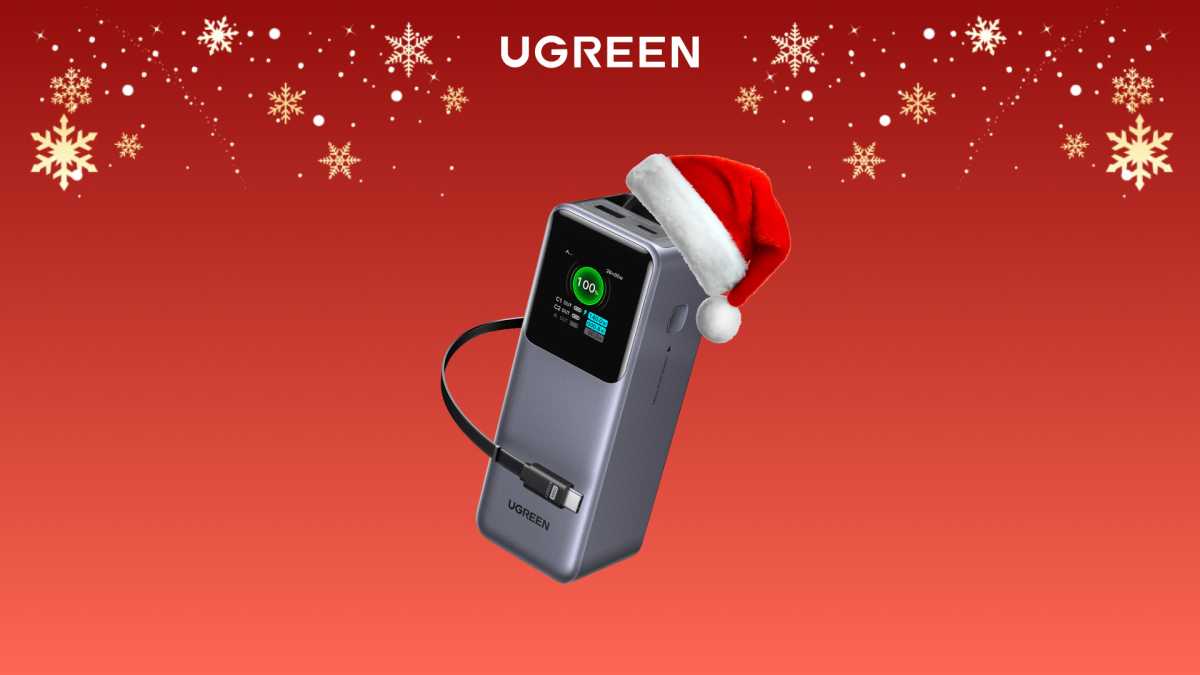 UGREEN Christmas Power Bank Retractable
