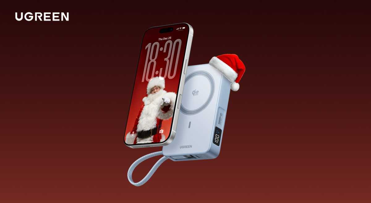 UGREEN Christmas Power Bank iPhone