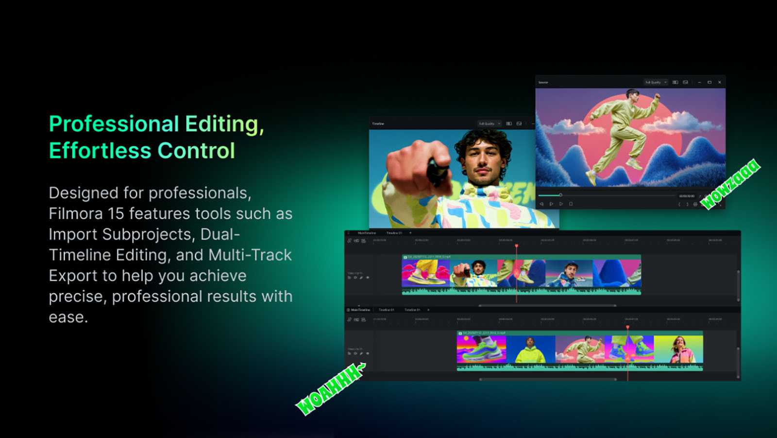 Wondershare Filmora V15: Smarter editing powered by AI and built for ...