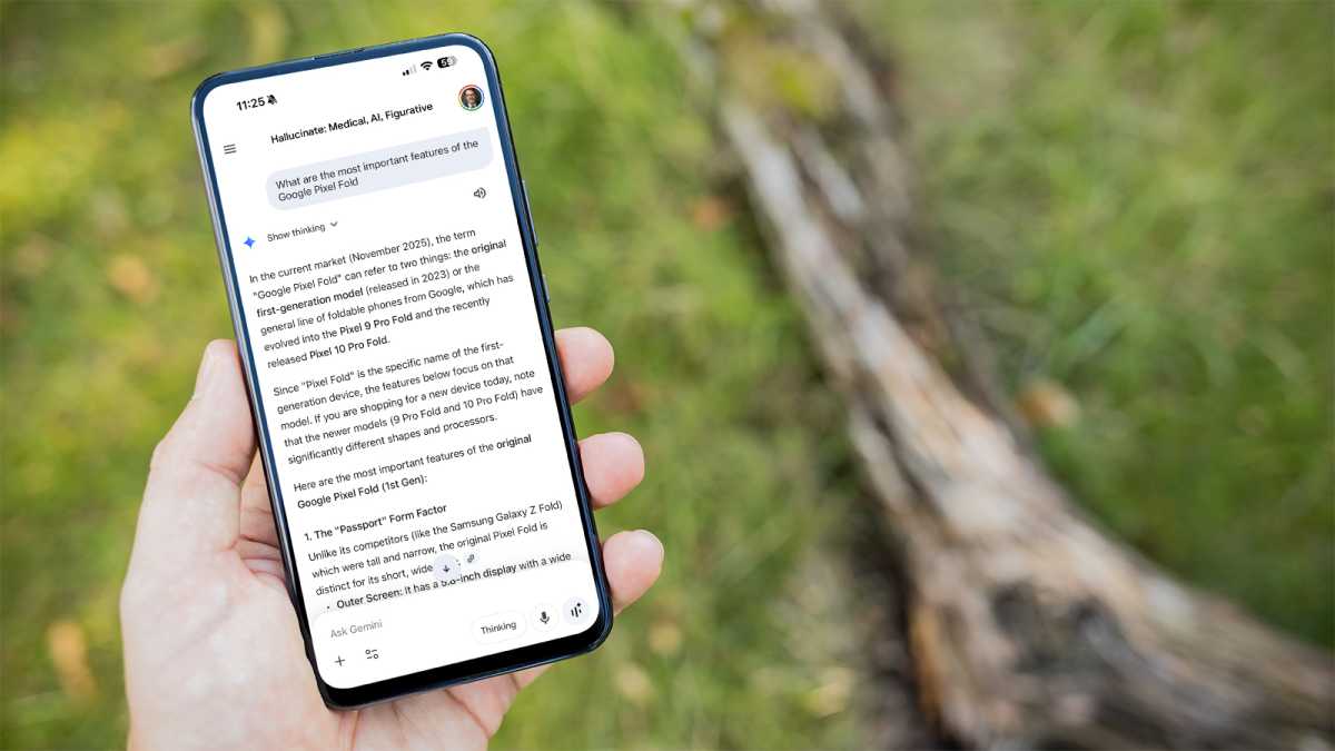 Google Gemini prompt on an Android phone