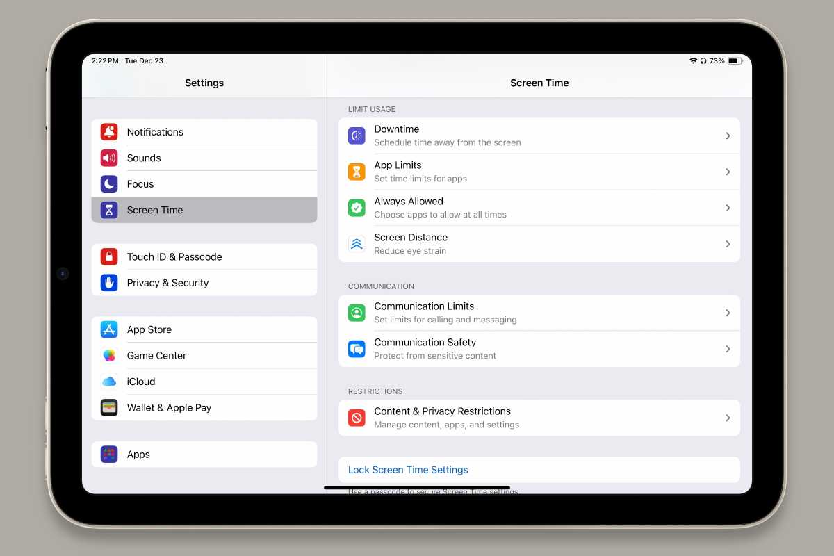 iPadOS 26 Screen Time