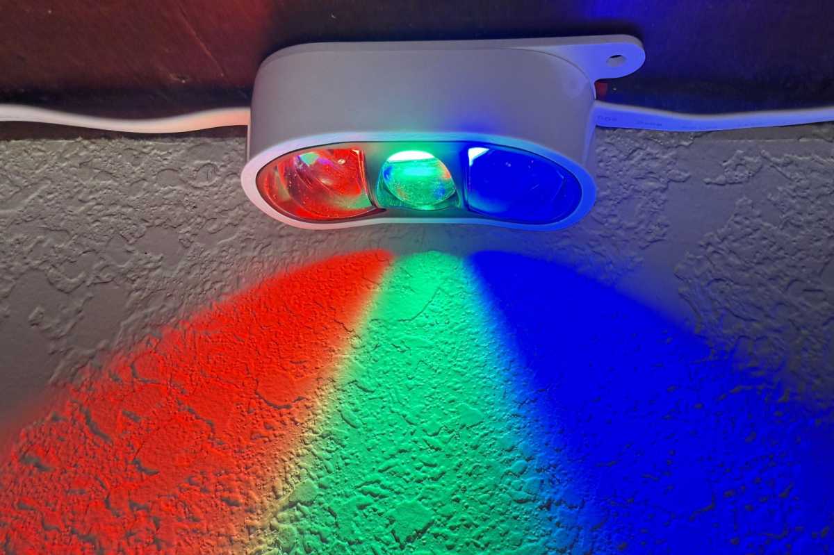 one puck lit in Govee Prism lights