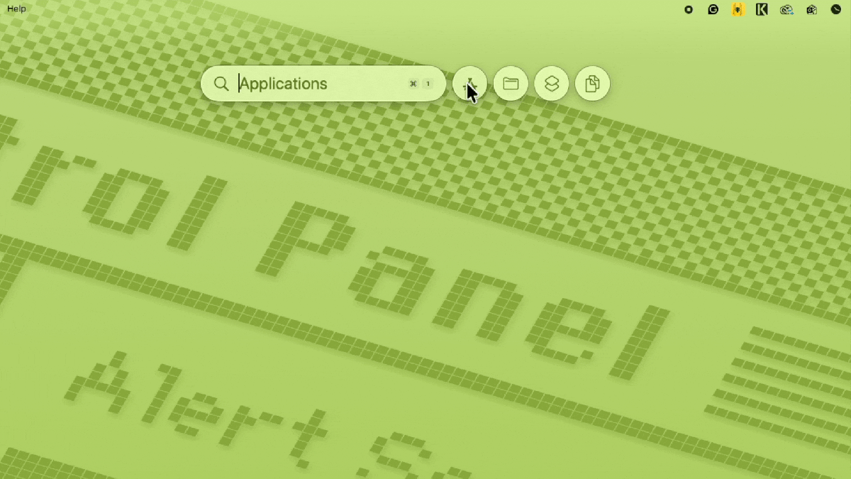 macOS Tahoe Spotlight