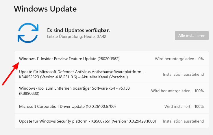 Windows 11 Preview installieren