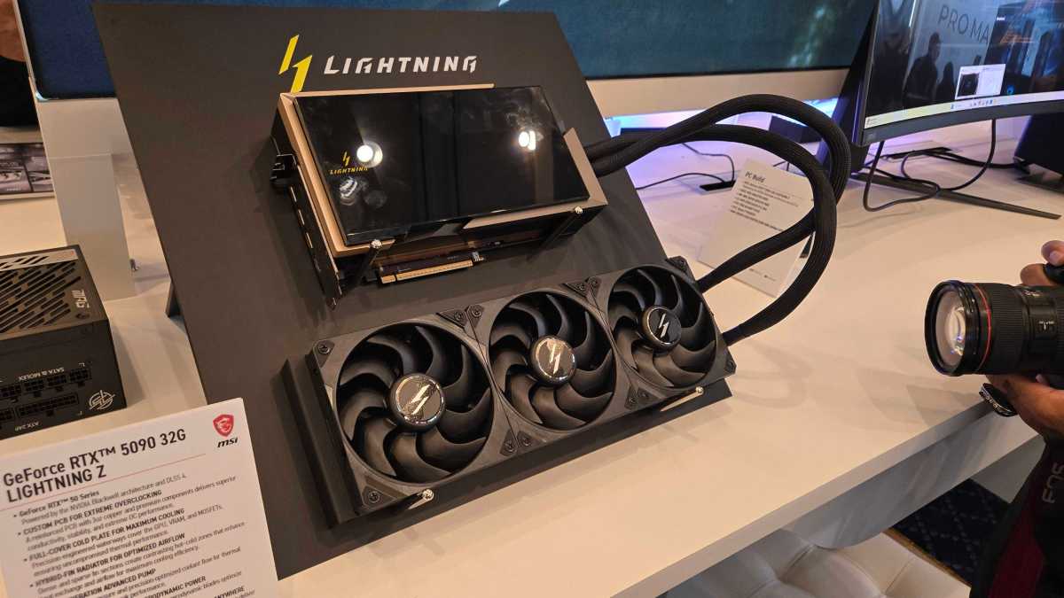 MSI Lightning Z RTX 5090 card 
