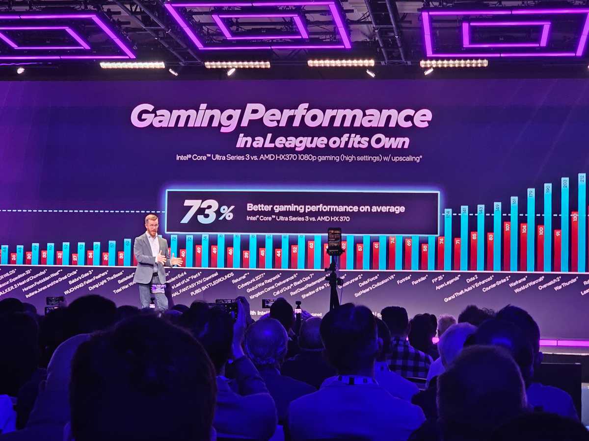 Intel Core Ultra Series 3 Panther Lake CES 2026