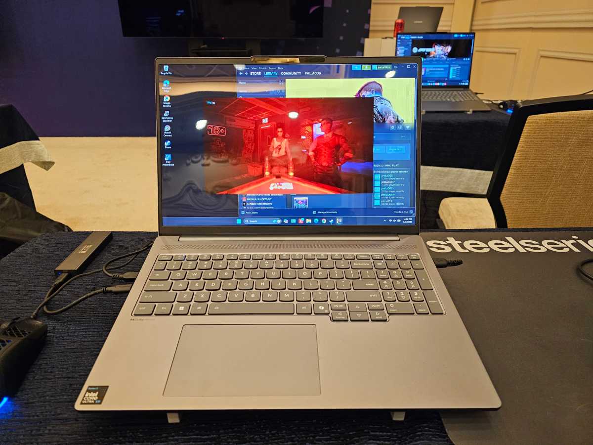 Lenovo prototype Panther Lake notebook