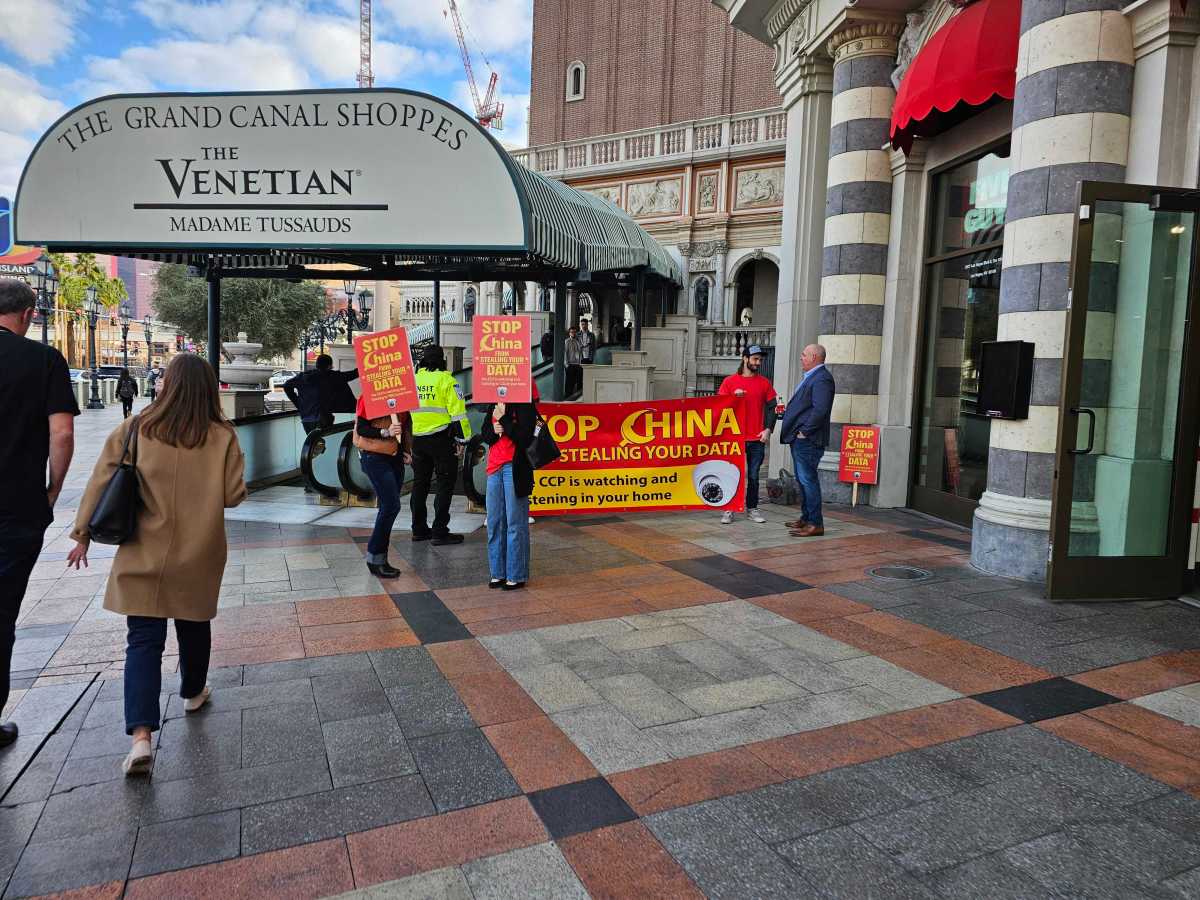 privacy protest CES 2026
