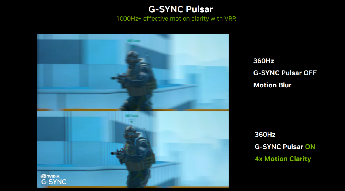 Bye-bye blur: Nvidia’s G-Sync Pulsar monitors aim to perfect motion clarity