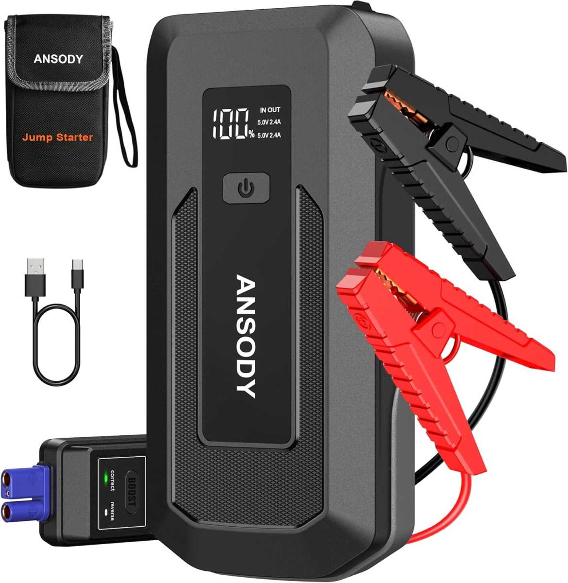 ANSODY 3000A Starthilfe Powerbank