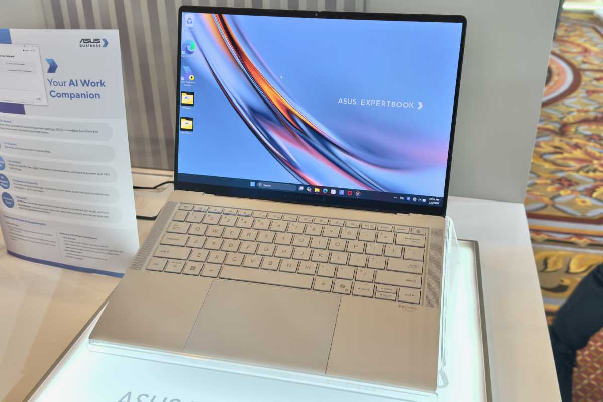 Asus ExpertBook Ultra at CES 2026