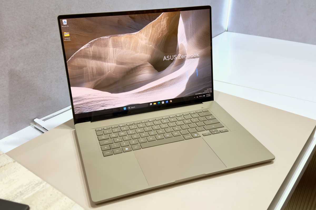 Asus Zenbook A16 at CES 2026