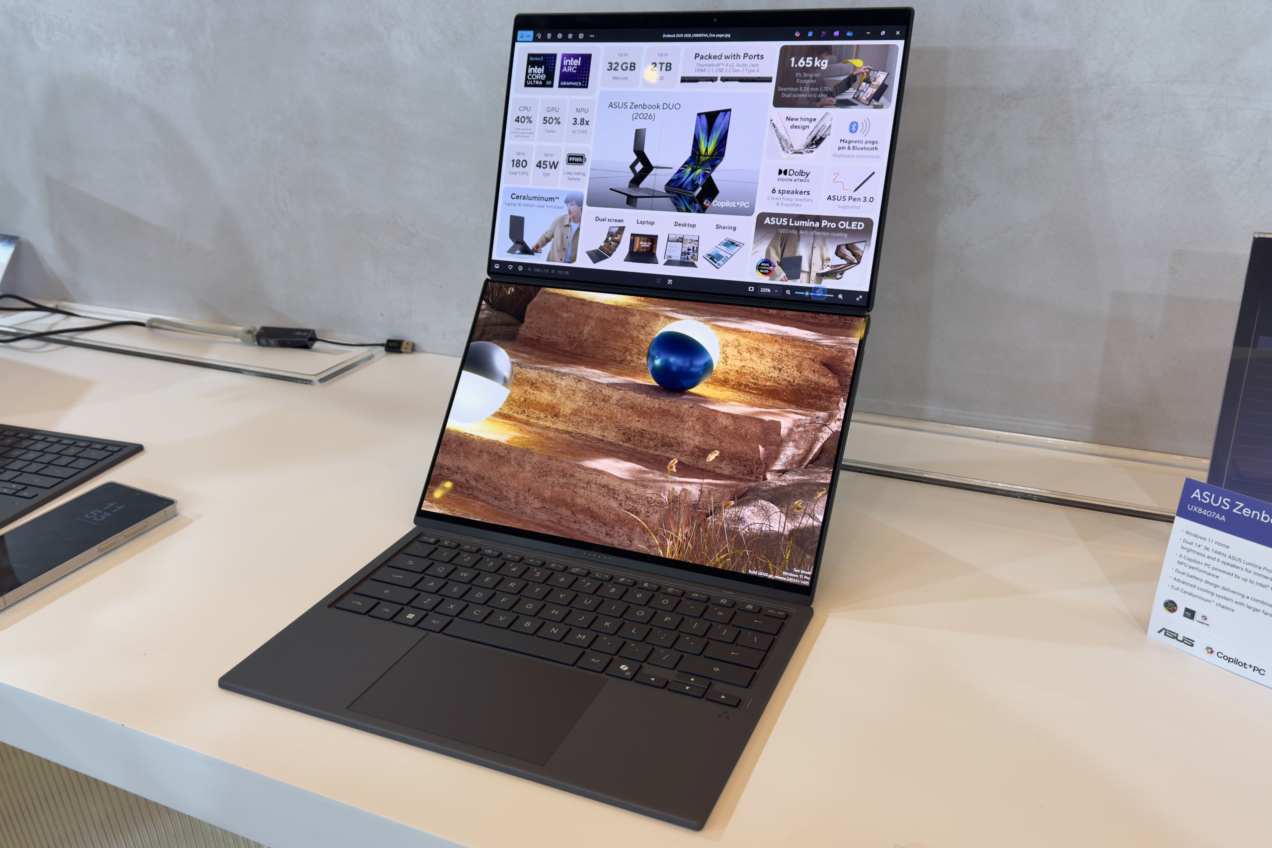 The 10 Best Laptops At CES 2026 PCWorld Asus Zenbook Duo At CES 2026 