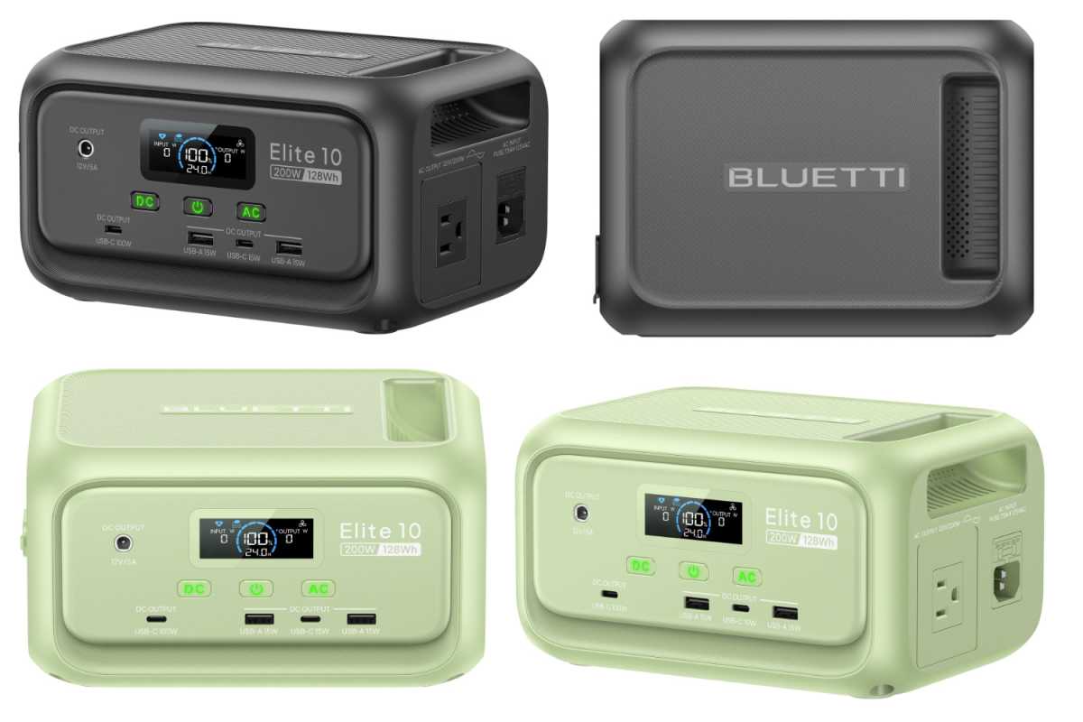 BLUETTI Elite 10 Mini Power Station 200W 128Wh