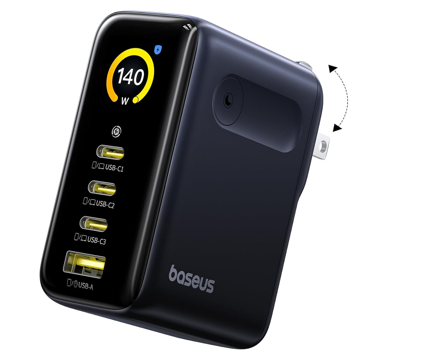 Baseus Picogo 140W USB-C Charger – Best budget four-port wall charger for 16in MacBook Pro