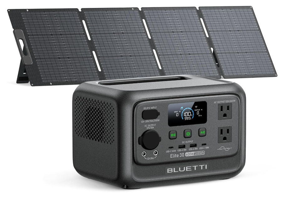 Bluetti Elite 30 V2 with 200W solar panel
