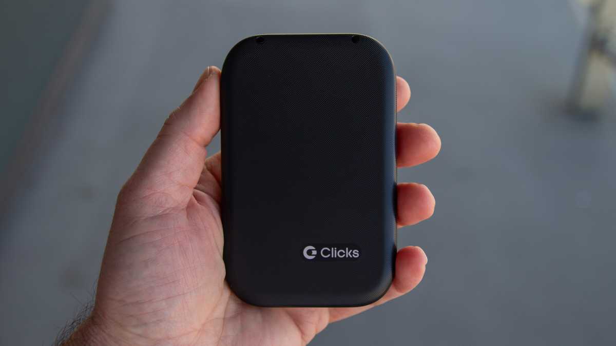 Clicks Power Keyboard back