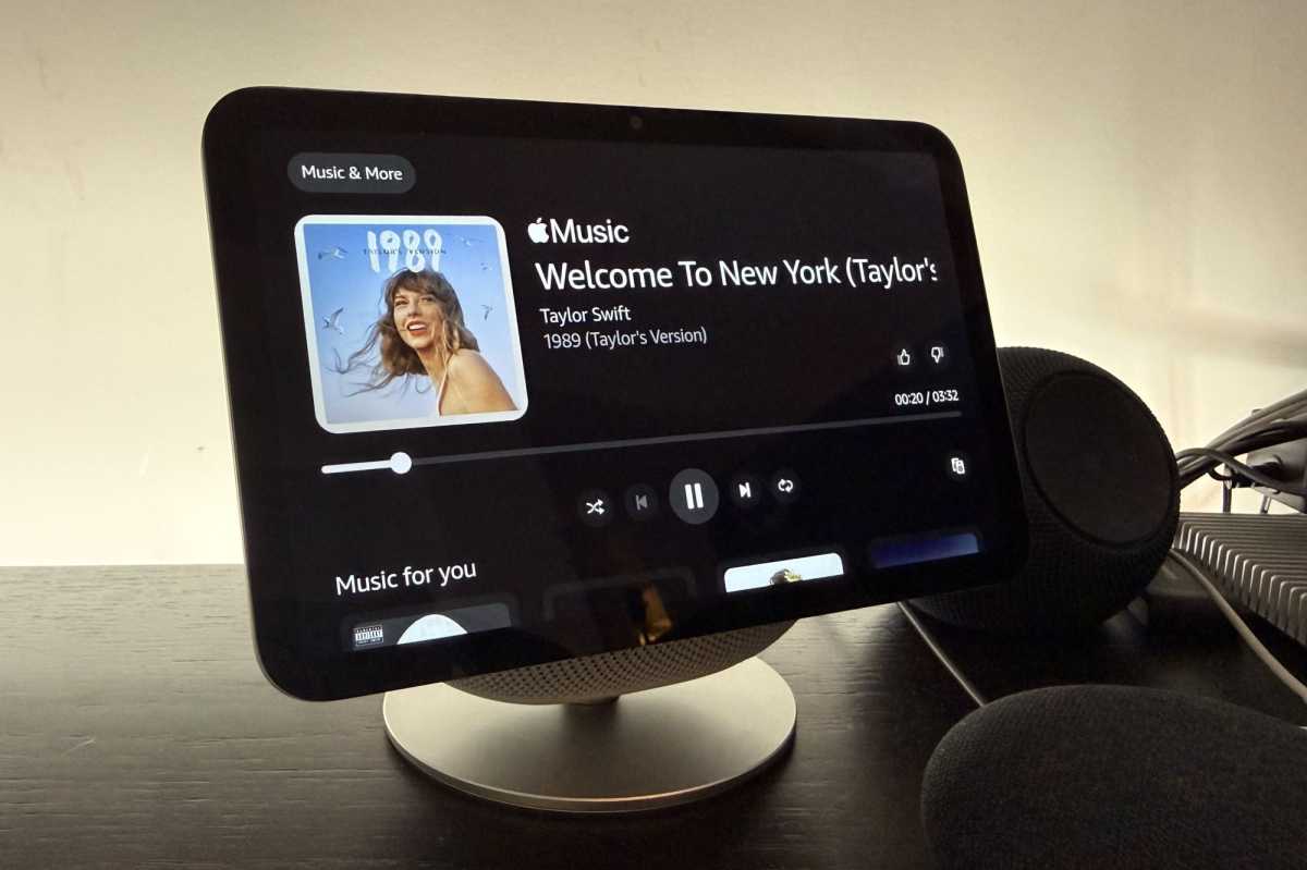 Echo Show 8 fourth gen music