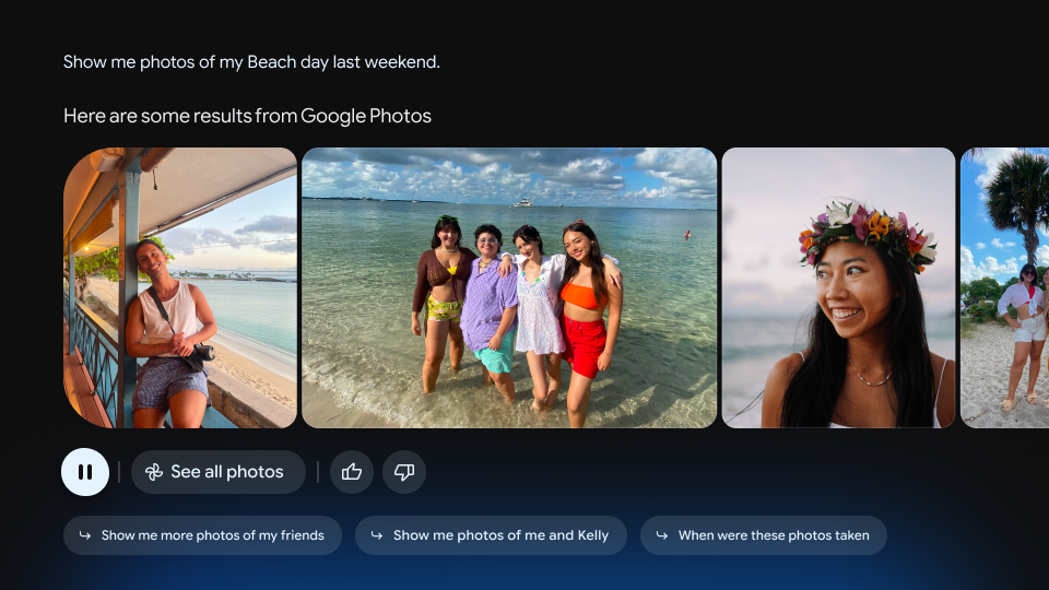 Gemini Google Photos search