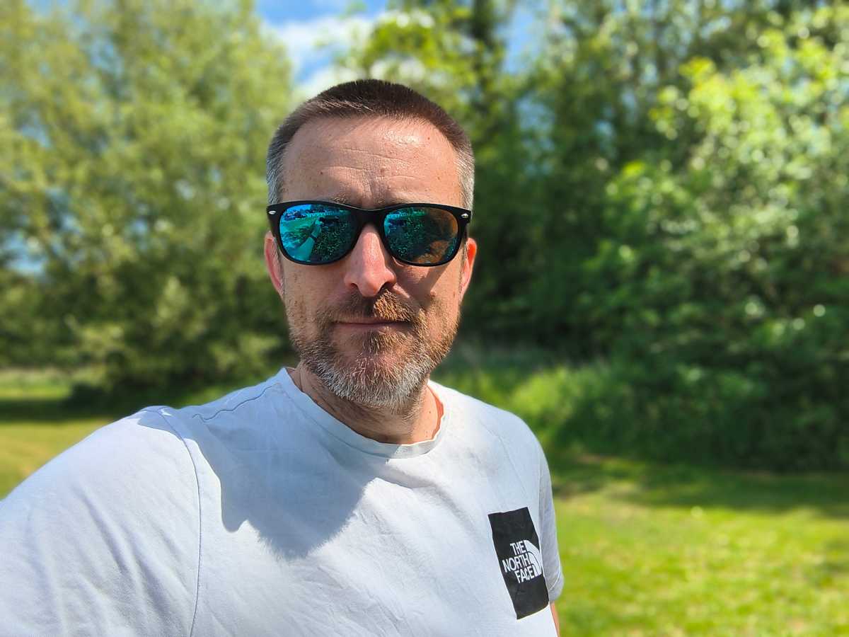 Selfie from the camera