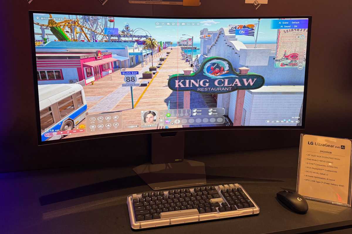 LG UltraGear EVO AI 39GX950B at CES 2026