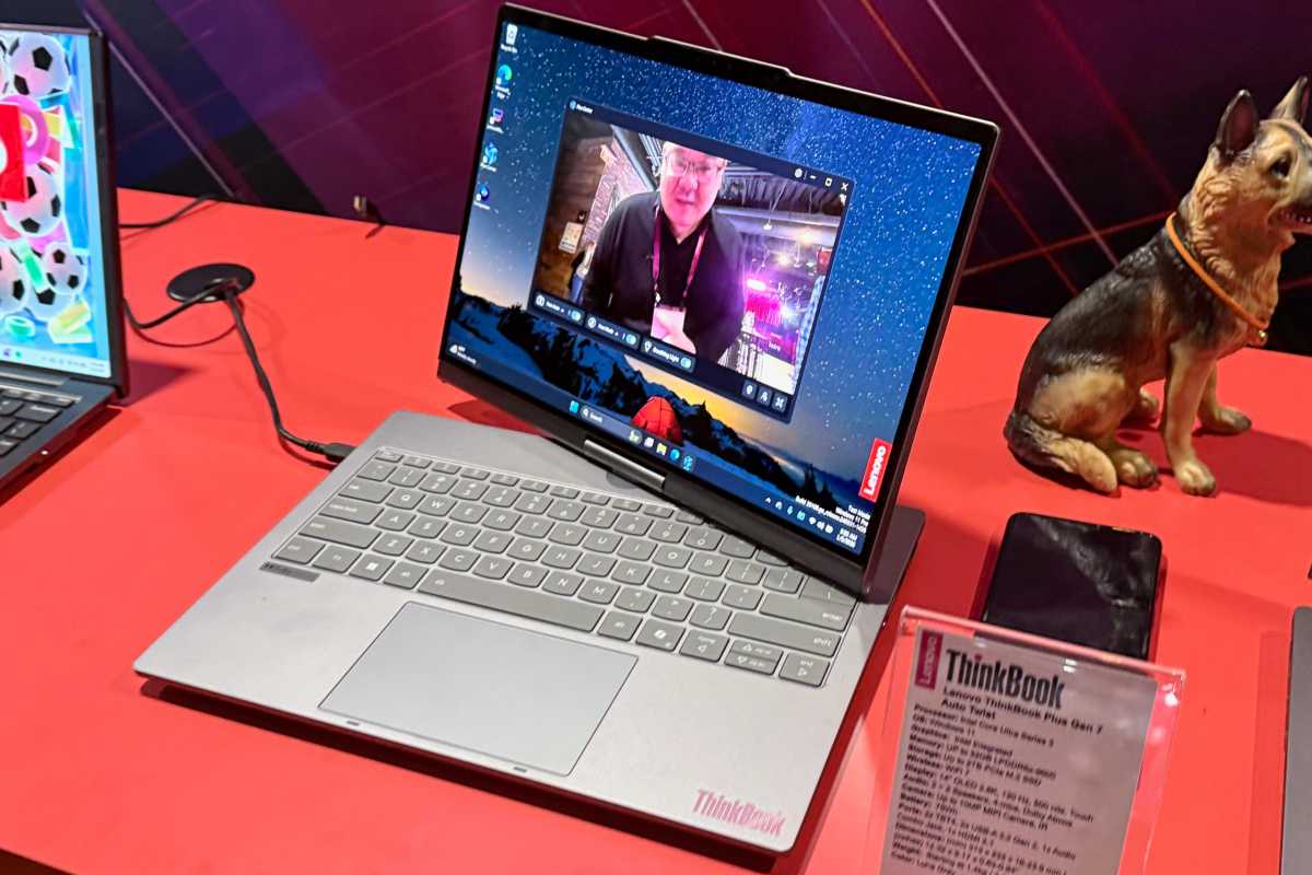 Lenovo ThinkBook Plus Gen 7 Auto Twist at CES 2026