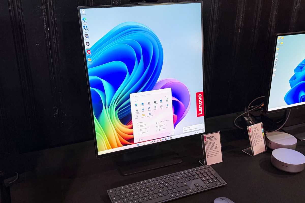 Lenovo ThinkCentre X AIO Aura Edition at CES 2026