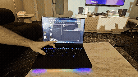 Lenovo Legion Pro rollable concept GIF