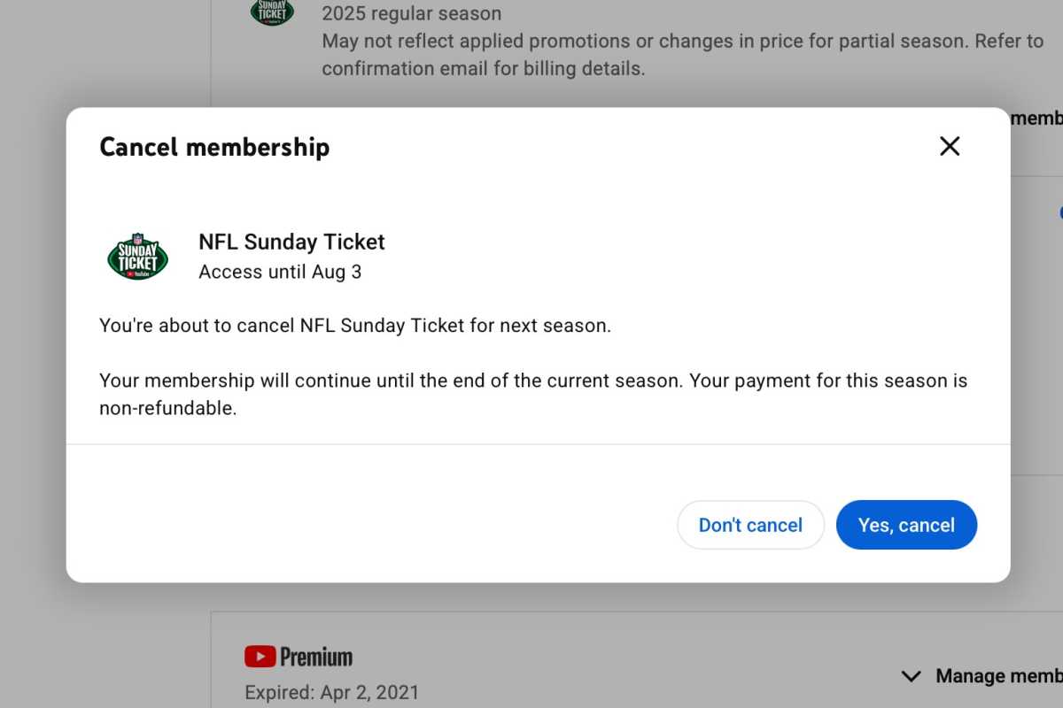 NFL Sunday Ticket: How to cancel auto-renew before you forget